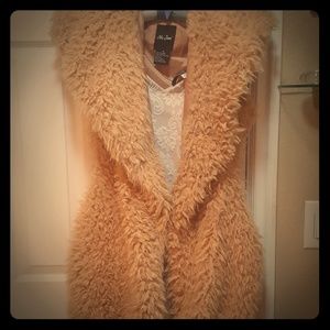 Faux fur stole